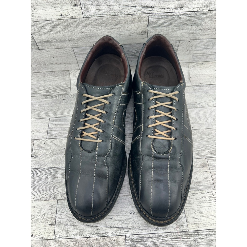 Allen Edmonds Mens Black Leather Lace‎ Up Oxford Dress Shoes Size 8.5 E 44203A